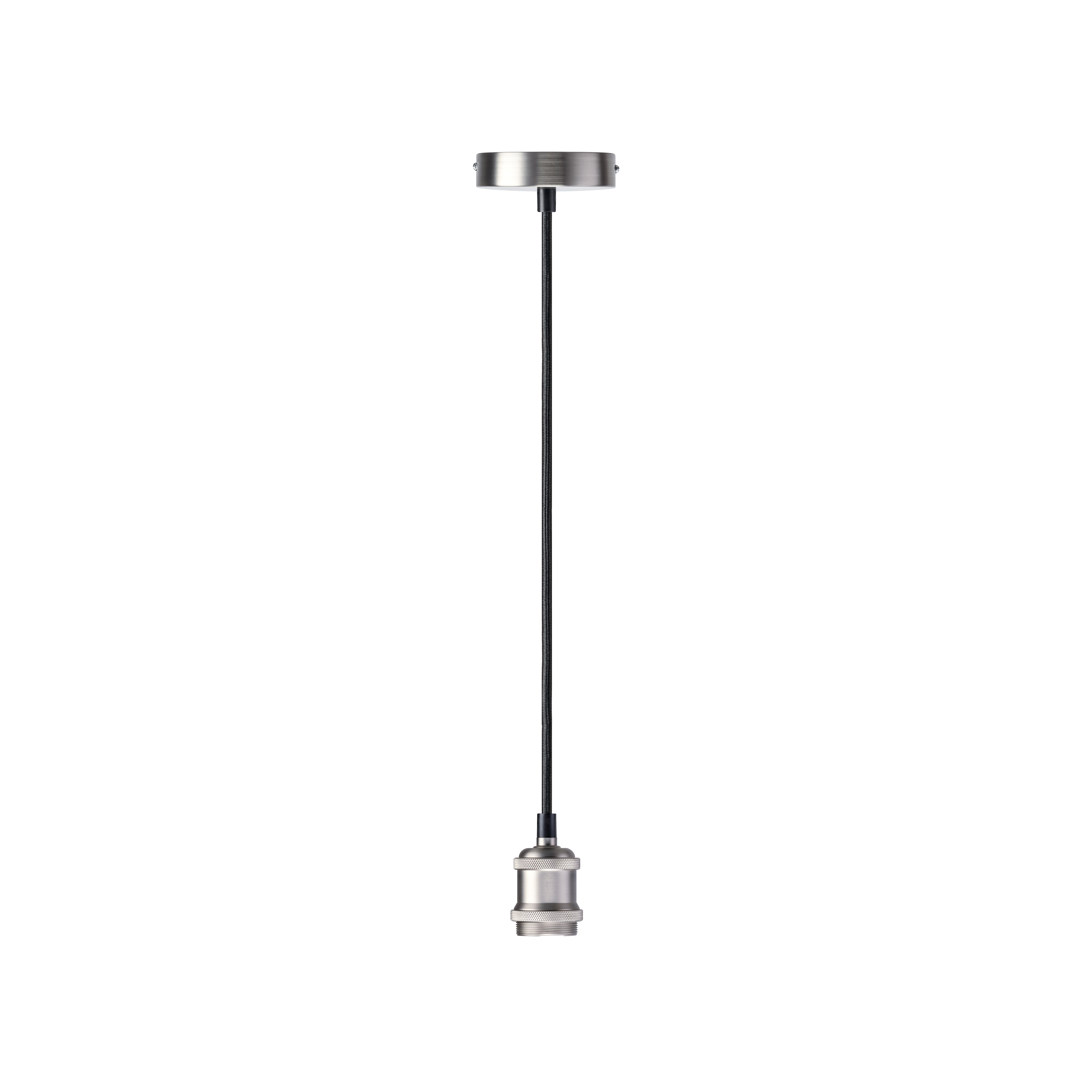JCC Lighting JC84221AK E27 Classic Pendant Antique Nickel