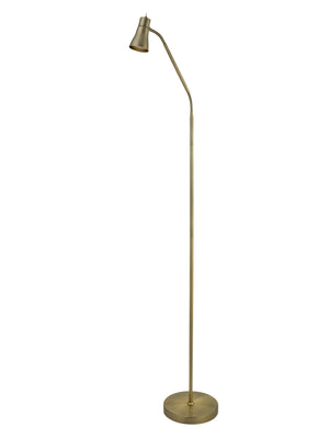 Searchlight Electric Jolly Floor Lamp - Antique Brass Metal 1007AB