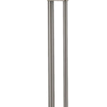Searchlight Electric Gio Floor Lamp - Satin Nickel & Chrome Metal 1024SNCC