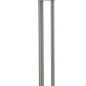 Searchlight Electric Gio Floor Lamp - Satin Nickel & Chrome Metal 1024SNCC