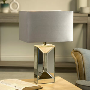 Searchlight Electric Megan 1Lt Table Lamp, Mirror 16110