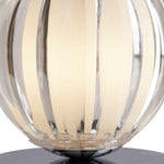 Searchlight Electric Claw Touch Table Lamp- Chrome Metal, Acrylic & Frosted Glass 1811CL