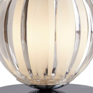 Searchlight Electric Claw Touch Table Lamp- Chrome Metal, Acrylic & Frosted Glass 1811CL