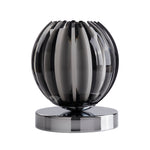 Searchlight Electric Claw Touch Table Lamp-Chrome, Smoked Acrylic & Frosted Glass 1811SM