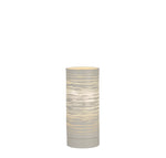 Savvy Table Lamp - Scratched White Metal