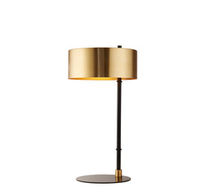 Knox Table Lamp - Black & Gold Metal