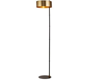 Knox Floor Lamp - Black & Gold Metal