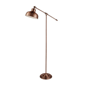 Searchlight Electric Macbeth Floor Lamp - Antique Copper Metal 2028CU