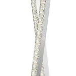 Searchlight Electric Clover 2Lt Table Lamp - Chrome Metal & Clear Crystal 2111CC
