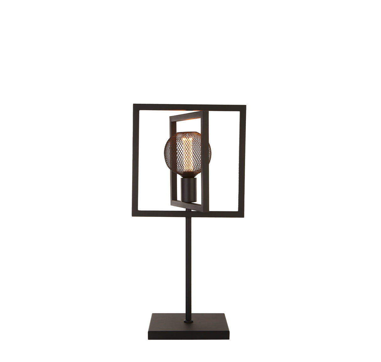 Plaza Table Lamp - Matt Black Metal
