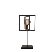 Plaza Table Lamp - Matt Black Metal