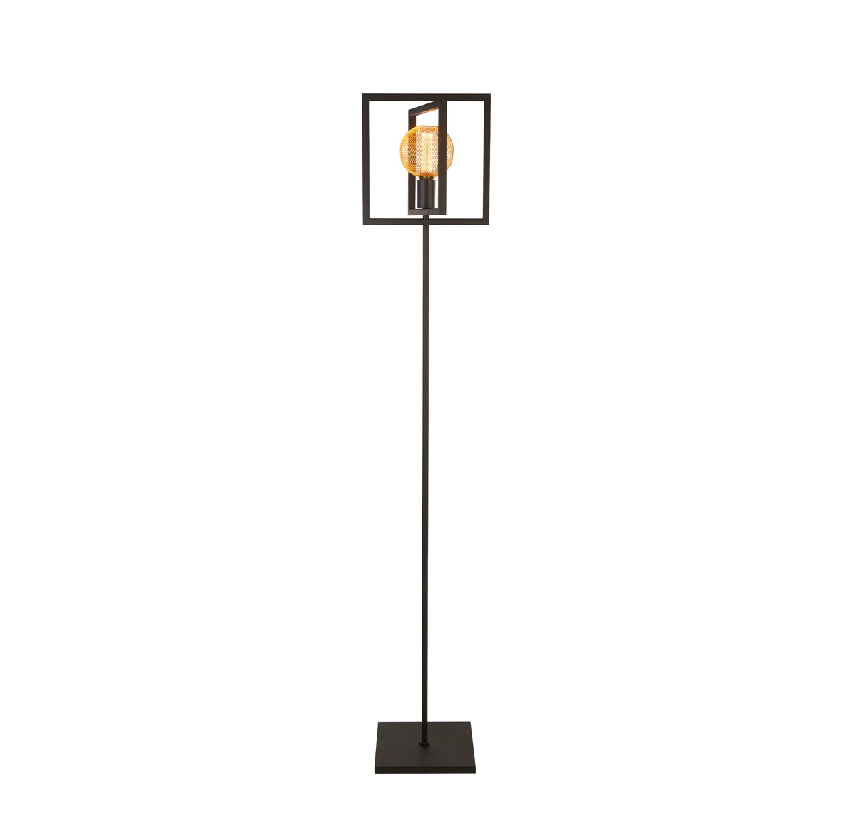 Plaza Floor Lamp - Matt Black Metal