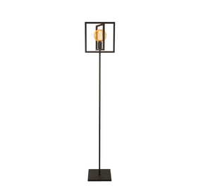 Plaza Floor Lamp - Matt Black Metal