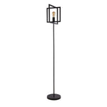 Searchlight Electric Plaza Floor Lamp - Matt Black Metal 23202-1BK