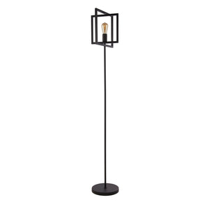 Searchlight Electric Plaza Floor Lamp - Matt Black Metal 23202-1BK