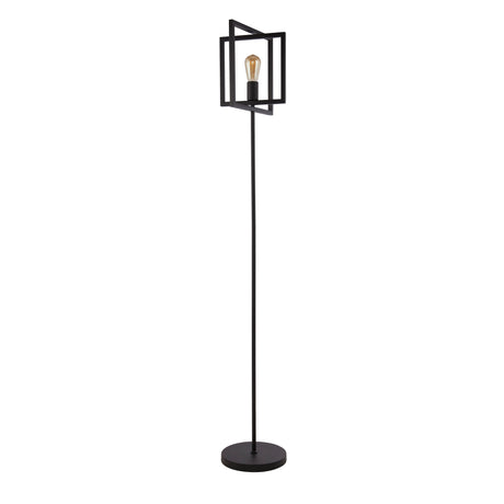 Searchlight Electric Plaza Floor Lamp - Matt Black Metal 23202-1BK