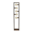 Oblong 5Lt Floor Lamp - Rustic Brown Metal