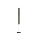 Searchlight Electric Thread LED Floor Lamp, Gold Mesh and Matt Black Metal 25153-1BK