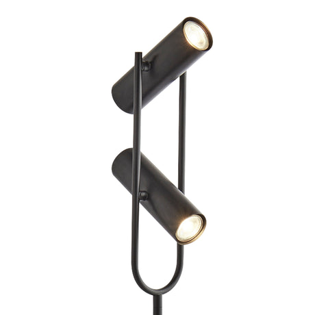 Searchlight Electric Telescope 2Lt Floor Lamp - Matt Black Metal 2792BK