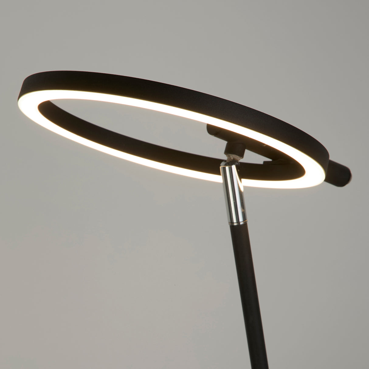 Searchlight Electric Space LED Table Lamp, Black Metal 32802BK