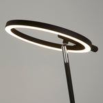 Searchlight Electric Space LED Table Lamp, Black Metal 32802BK