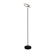 Space LED Floor Lamp, Black Metal