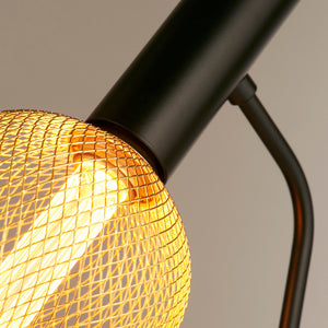 Searchlight Electric Dulwich Table Lamp - Black Metal 35721-1BK