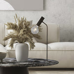 Searchlight Electric Dulwich Table Lamp - Black Metal 35721-1BK