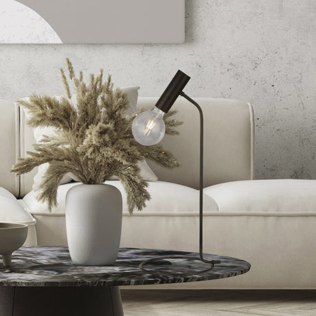 Searchlight Electric Dulwich Table Lamp - Black Metal 35721-1BK