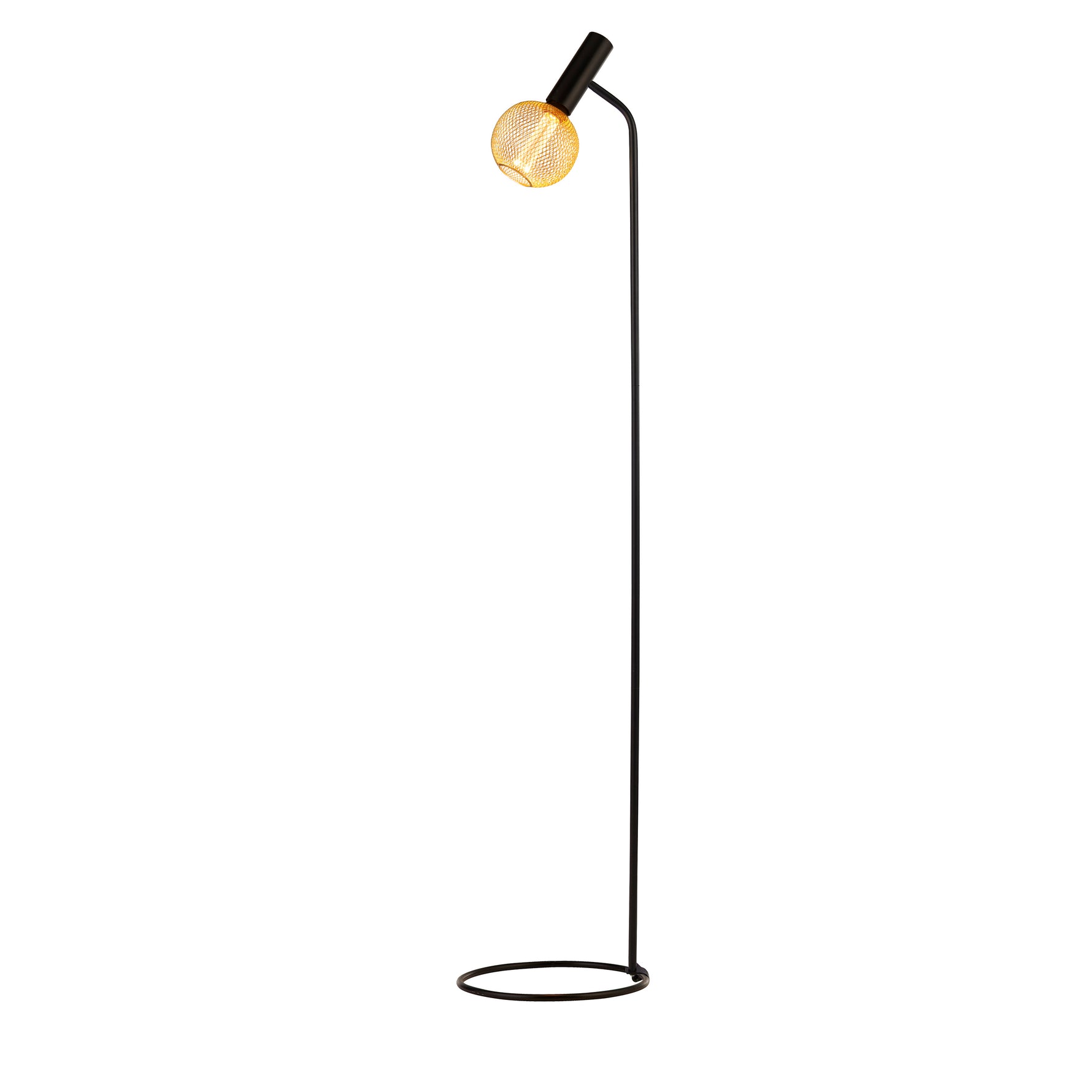 Dulwich Floor Lamp - Black Metal