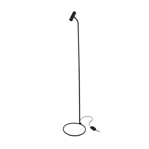 Searchlight Electric Dulwich Floor Lamp - Black Metal 35722-1BK