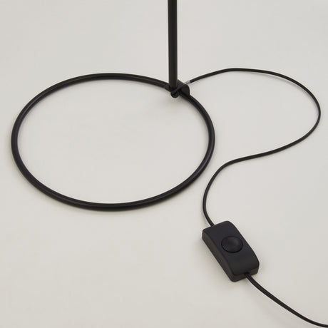 Searchlight Electric Dulwich Floor Lamp - Black Metal 35722-1BK