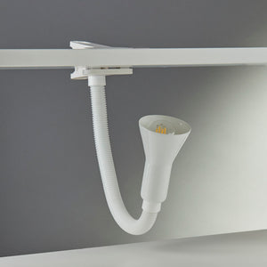 Searchlight Electric Desk Partners Flex Clip Task Lamp - White Metal 4122WH