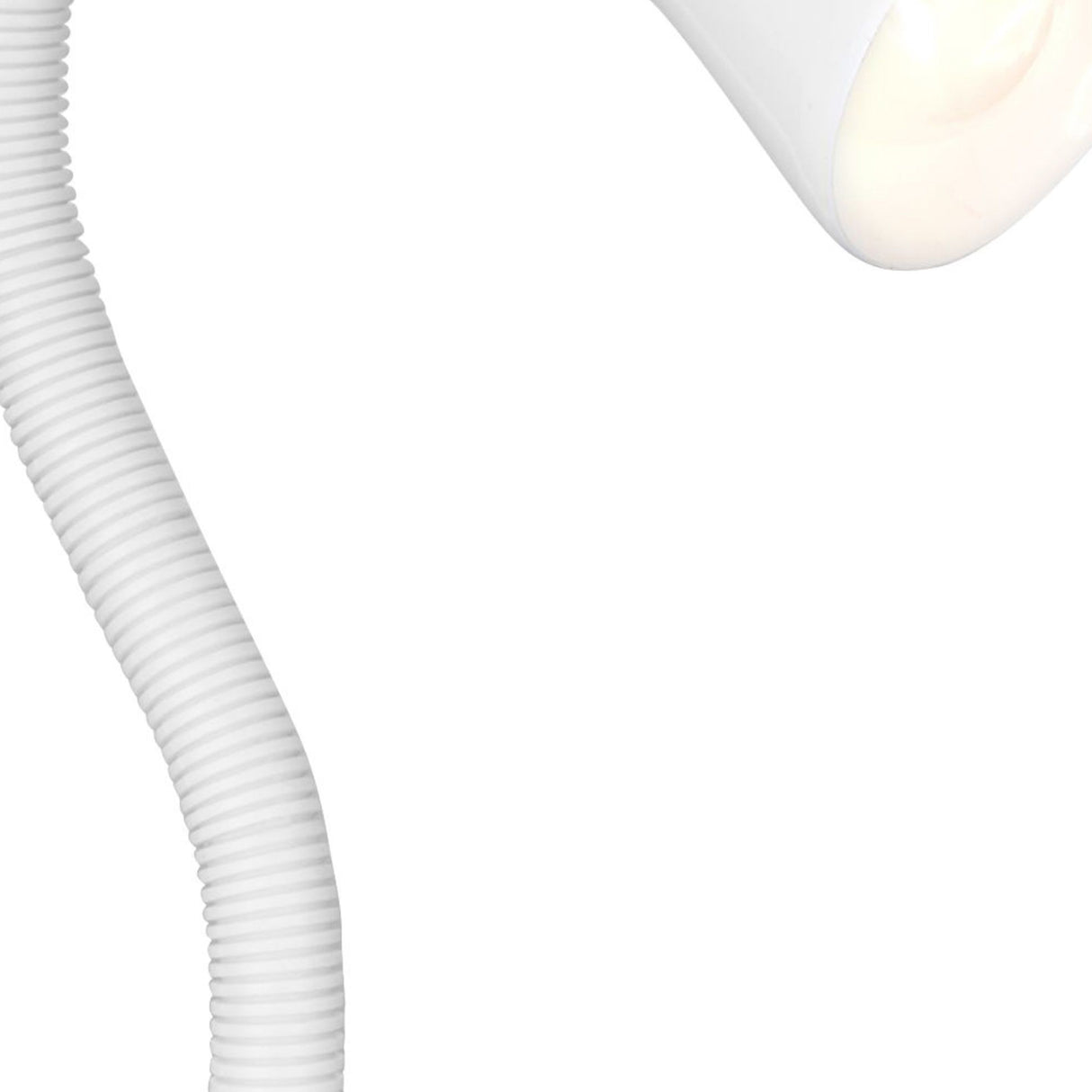 Searchlight Electric Desk Partners Flex Clip Task Lamp - White Metal 4122WH