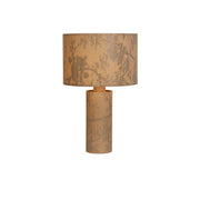 Isla 1Lt Table Lamp, Recycled Paper and Black Metal
