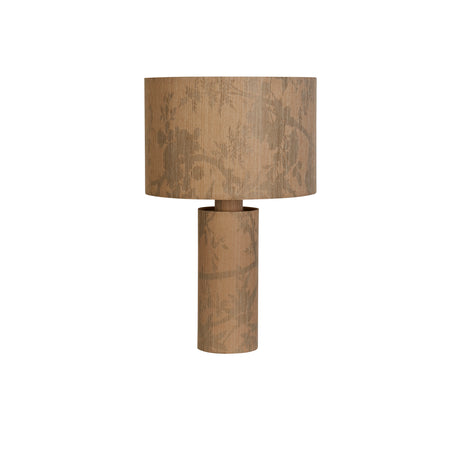 Searchlight Electric Isla 1Lt Table Lamp, Recycled Paper and Black Metal 47811NA