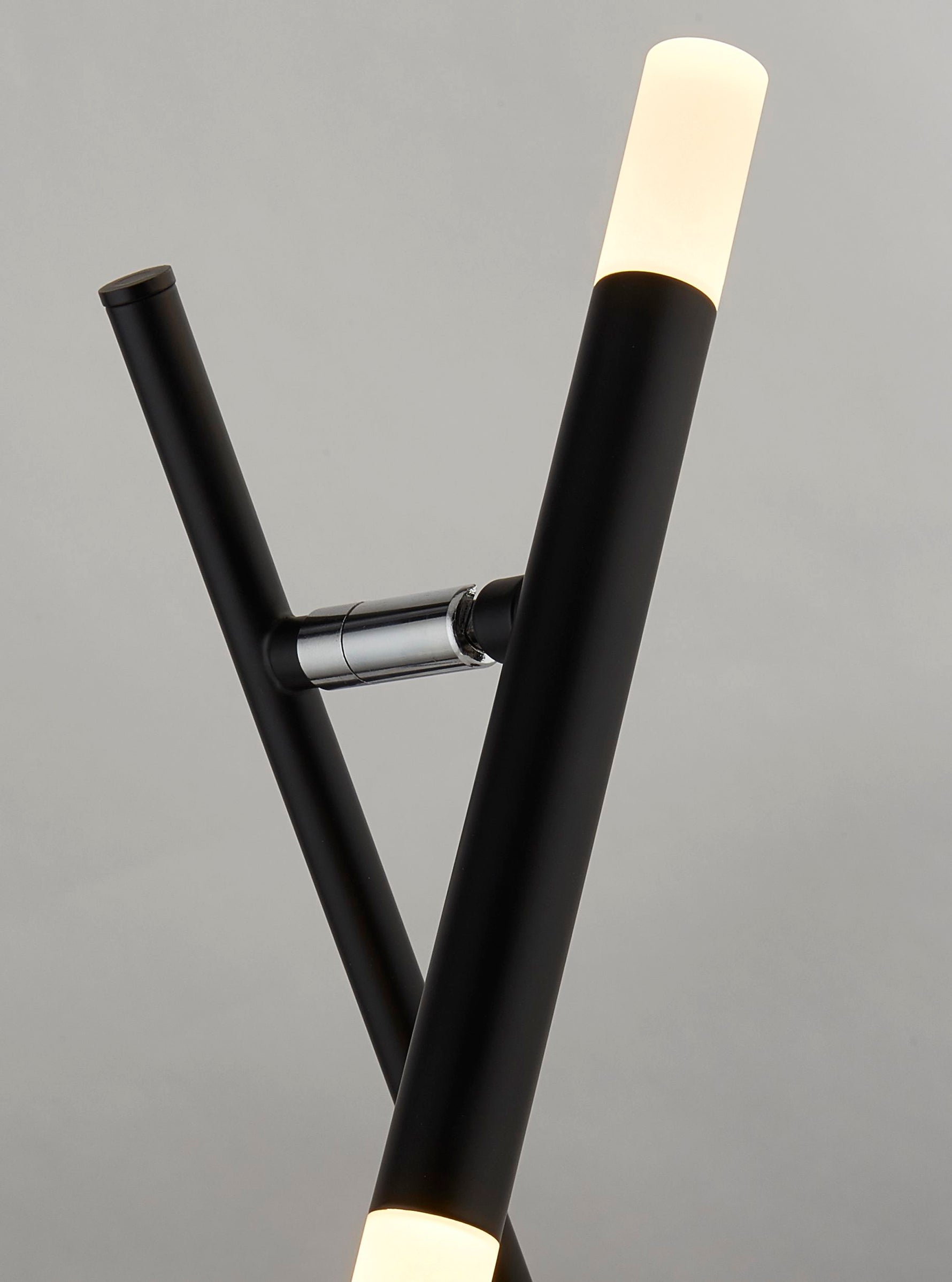 Searchlight Electric Wands LED Table Lamp - Black Metal & Acrylic 4867BK