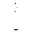 Wands 3Lt LED Floor Lamp - Black Metal & Acrylic