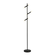Wands 3Lt LED Floor Lamp - Black Metal & Acrylic