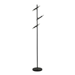 Searchlight Electric Wands 3Lt LED Floor Lamp - Black Metal & Acrylic 4869BK