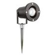 Spikey Outdoor Spotlight - Black Metal & Polycarbonate