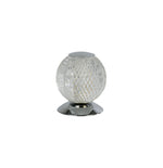 Searchlight Electric Allure Table Lamp, Chrome Metal & Clear Acrylic 51482CC