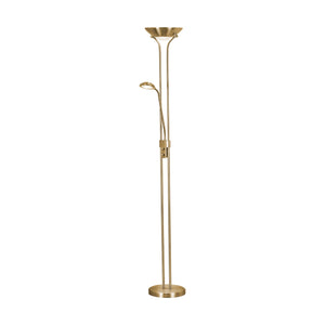 Mother & Child LED Dimmable Floor Lamp - Satin Brass