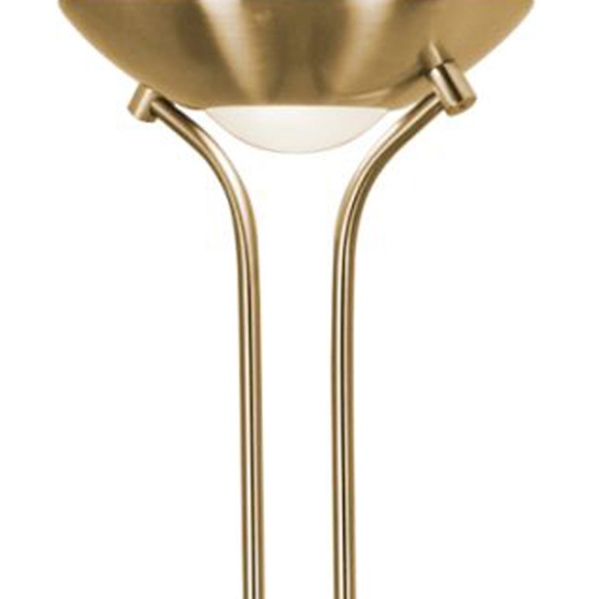 Searchlight Electric Mother & Child LED Dimmable Floor Lamp - Satin Brass 5430SB