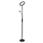Searchlight Electric Mother & Child Floor Lamp - Matt Black Metal 55601BK