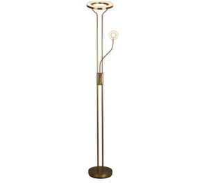 Mother & Child Floor Lamp - Satin Brass Metal