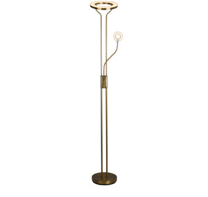 Mother & Child Floor Lamp - Satin Brass Metal