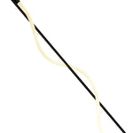 Searchlight Electric Serpent Floor Lamp - Black Metal & Opal Tube 57213BK