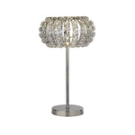 Marylin Table Lamp - Chrome, Crystal Glass & Sand Diffuser