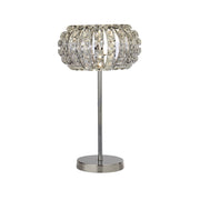 Marylin Table Lamp - Chrome, Crystal Glass & Sand Diffuser